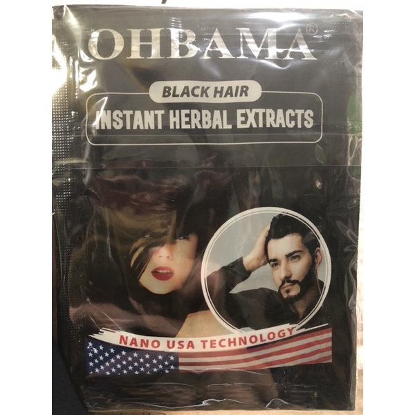Gội là đen thảo mộc ohbama (giải pháp cho tóc bạc và bảo vệ tóc, nhân sâm, hà thủ ô, hoa hương thảo,bạc hà,tinh dầu ngựa