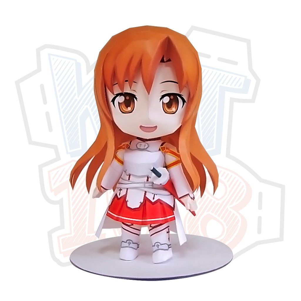 Mô hình giấy Anime Game Chibi Yuki Asuna - Sword Art Online