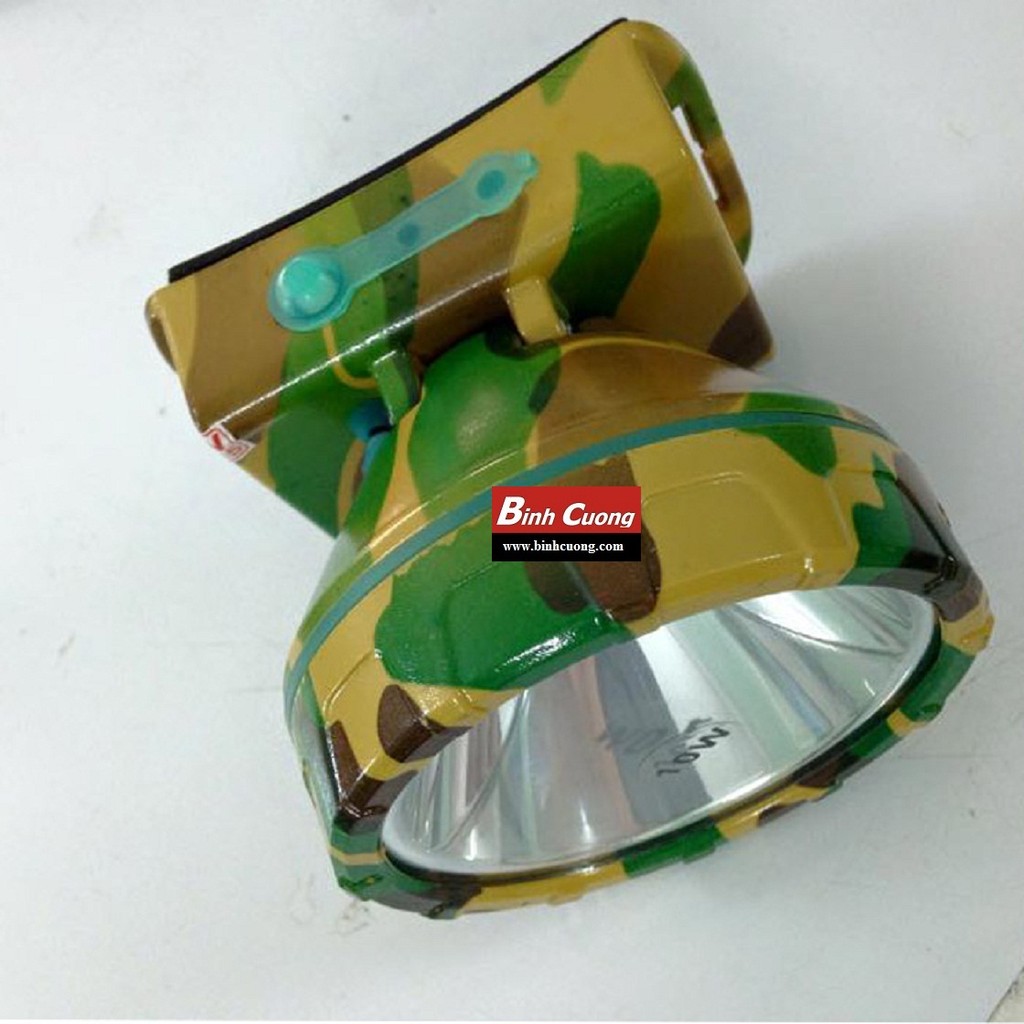 Đèn pin sạc đội đầu nhỏ rằn ri đi đêm tiện lợi