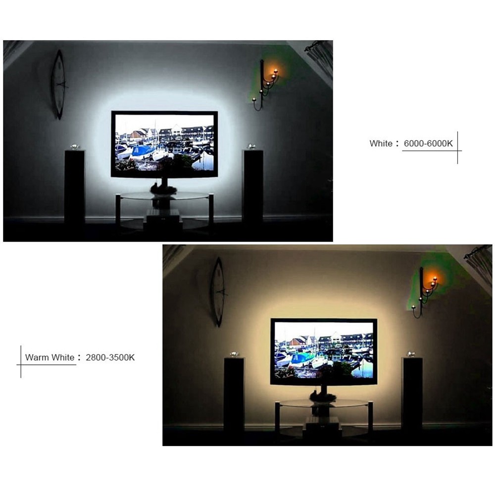 USB LED Strip 5V SMD2835 LED TV Background Lighting 50CM 1M DIY Flexible LED Light