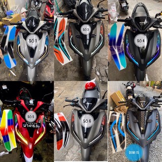 Decal Dán Đèn Demi Vario 2018-2025 Decal Chống Thấm Nước