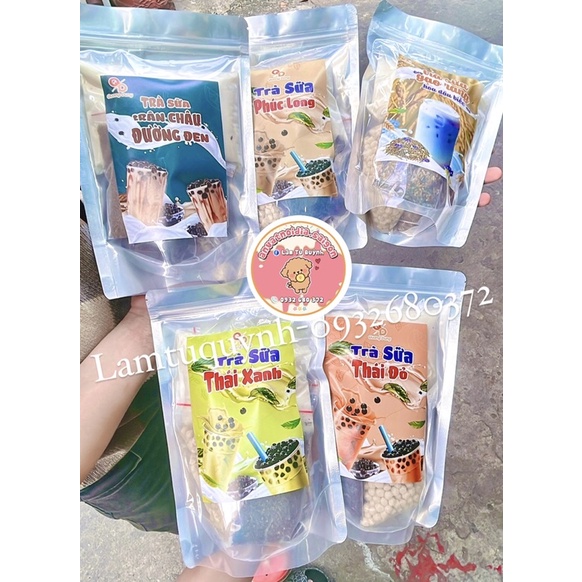[Mã GROXUAN1 giảm 8% đơn 150K] SET TRÀ SỮA TỰ NẤU TẠI NHÀ SIÊU DỄ-SIÊU NGON (thái/phúc long/đường đen/gạo rang đậu biếc)