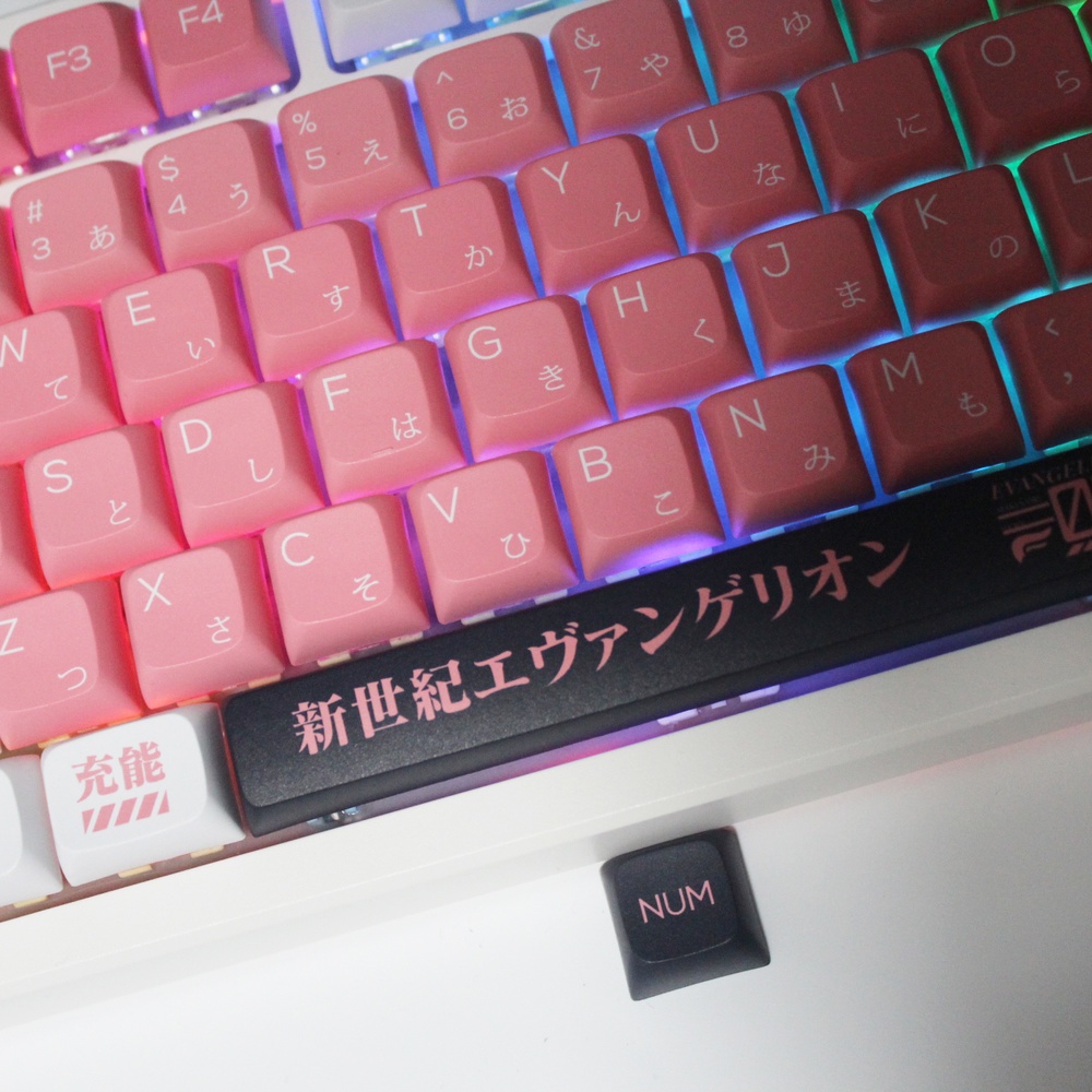 Keycap EVANGELION-08 XDA EVA-08 PBT phong cách anime công nghệ Dye Sub