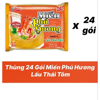 Thùng 24 gói miến Phú Hương đủ vị