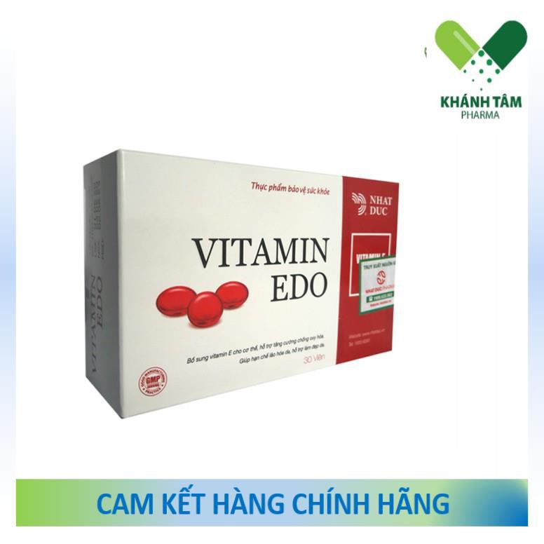 Vitamin EDO (Hộp 30 viên) - Vitamin E đỏ, Enat 400IU _Khánh Tâm