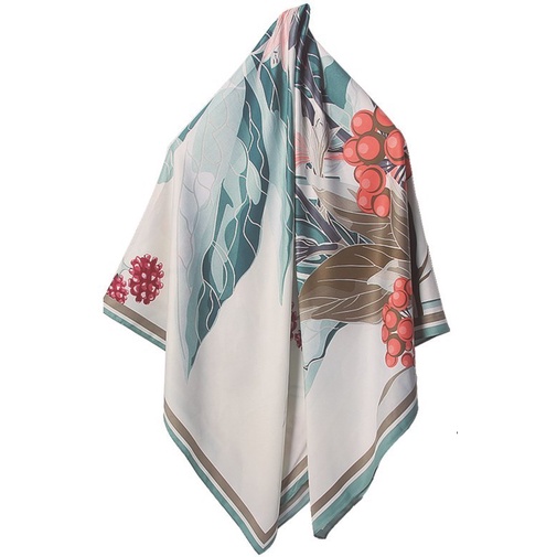 Khăn Quàng Cổ Vuông 130x130cm In Họa Tiết Thời Trang WJ1013-32