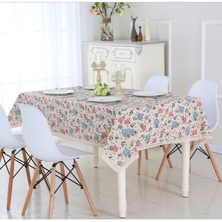 Vải/Khăn trải bàn chụp hình vintage họa tiết phối hoa