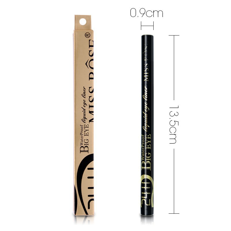 [SANY567 giảm 15% đơn 99K][Hàng mới về] Bút kẻ mắt Miss Rose màu đen chống nước bền màu dài lâu | BigBuy360 - bigbuy360.vn