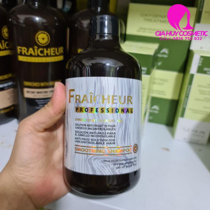 DẦU GỘI VÀ DẦU XẢ SIÊU MƯỢT FRAICHEUR SMOOTHING 500ML*2  - 800ml×2 CHÍNH HÃNG CÔNG TY NHẬT MINH ANH