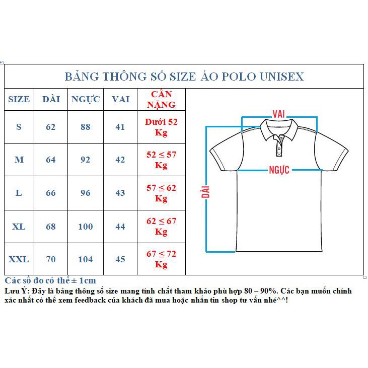Áo thun Polo Unisex cá sấu 4 chiều - Thêu Trái Tim | BigBuy360 - bigbuy360.vn