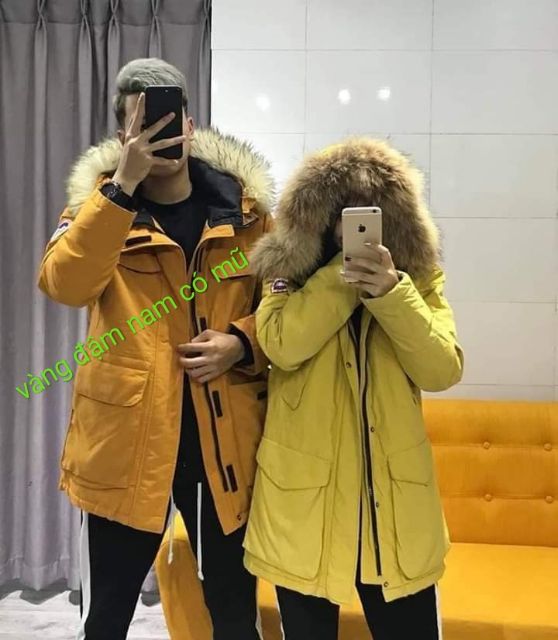 Áo khoác kaki lót lông nam nữ kèm video | BigBuy360 - bigbuy360.vn
