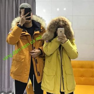 Áo khoác kaki lót lông nam nữ kèm video