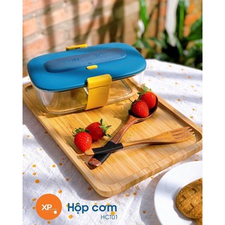 Hộp đựng cơm thủy tinh chia ngăn