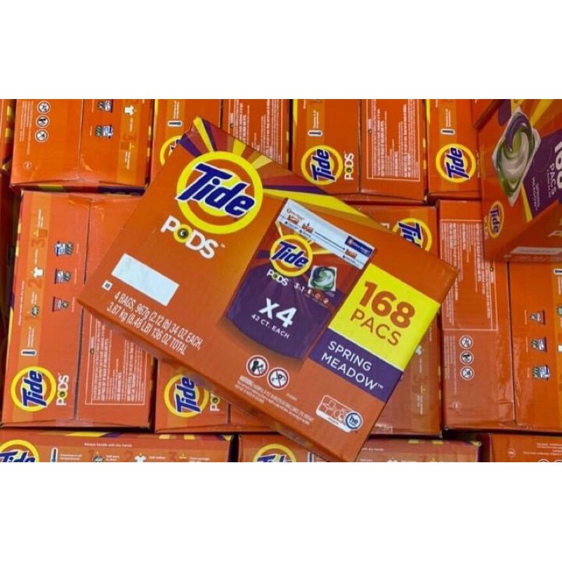 Viên giặt Tide Pods Mới Mỹ 🇺🇸 168 viên