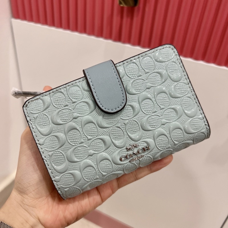 VÍ COACH GÀI MEDIUM CORNER ZIP❗️MẪU MỚI DÀNH CHO NỮ