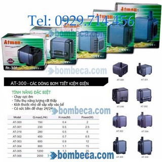 Bơm bể cá Atman 303S