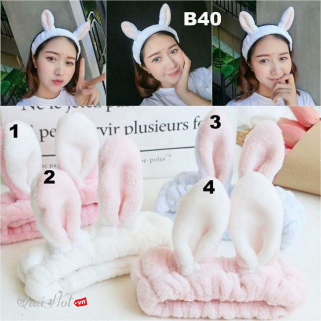Băng đô vải nhung 3D