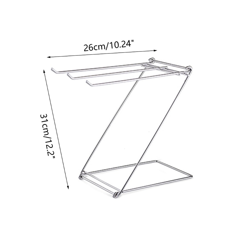 Giá Đỡ Phơi Khăn Lau Chén Dĩa Gấp Được