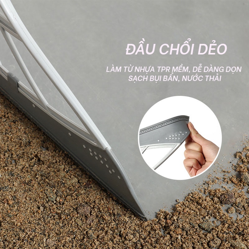 Chổi Gạt Nước, Quét Sàn Dài 109 cm, Lau Kính Thông MinH Bằng Silicon, Giúp Lau Chùi Nhanh Chóng, Tiết Kiệm Thời Gian