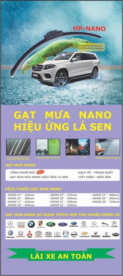 Gạt mưa nano