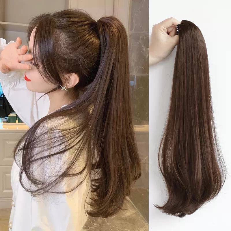 [ CAO CẤP ] TÓC NGOẶM THẲNG CÚP 50CM - N51