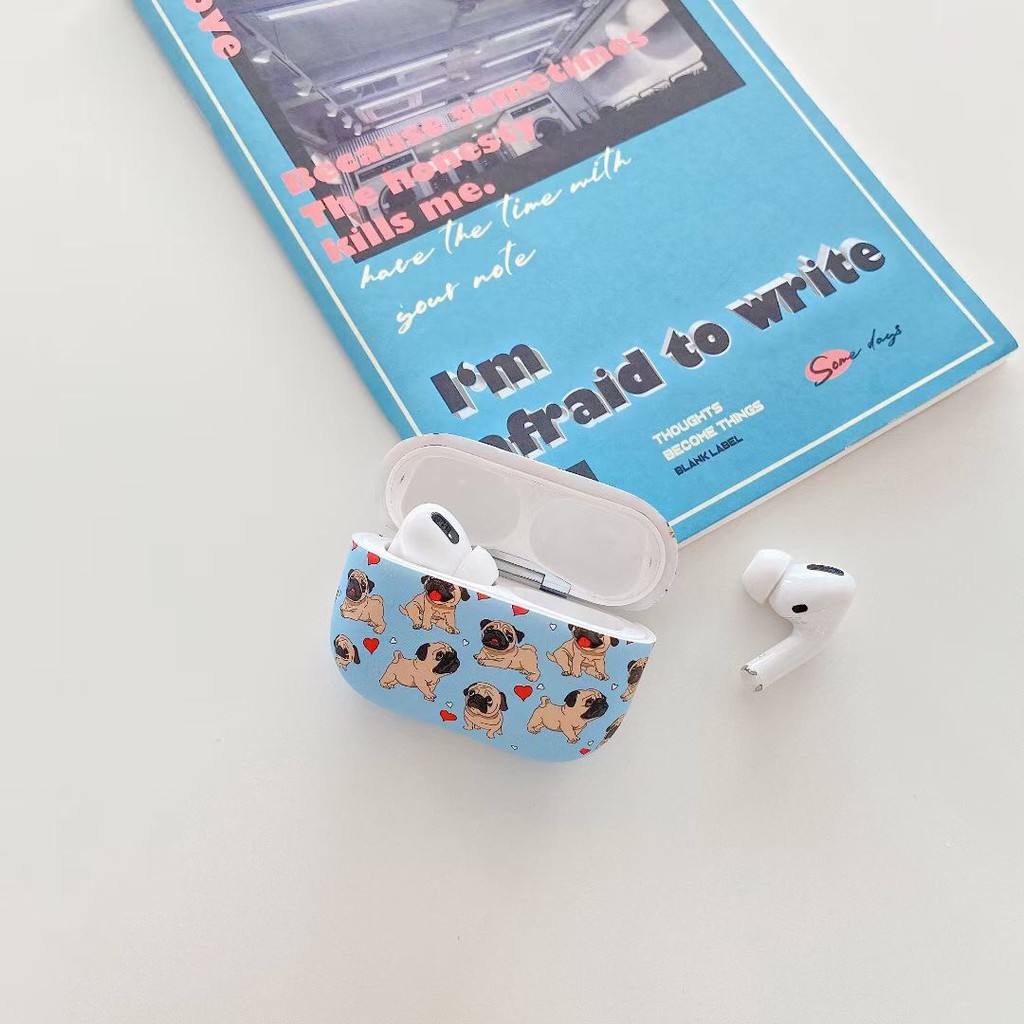 Vỏ Bảo Vệ Hộp Sạc Tai Nghe Airpods Pro 1 / 2 Chống Rơi Hình Chú Chó Pag Dễ Thương Apple | BigBuy360 - bigbuy360.vn