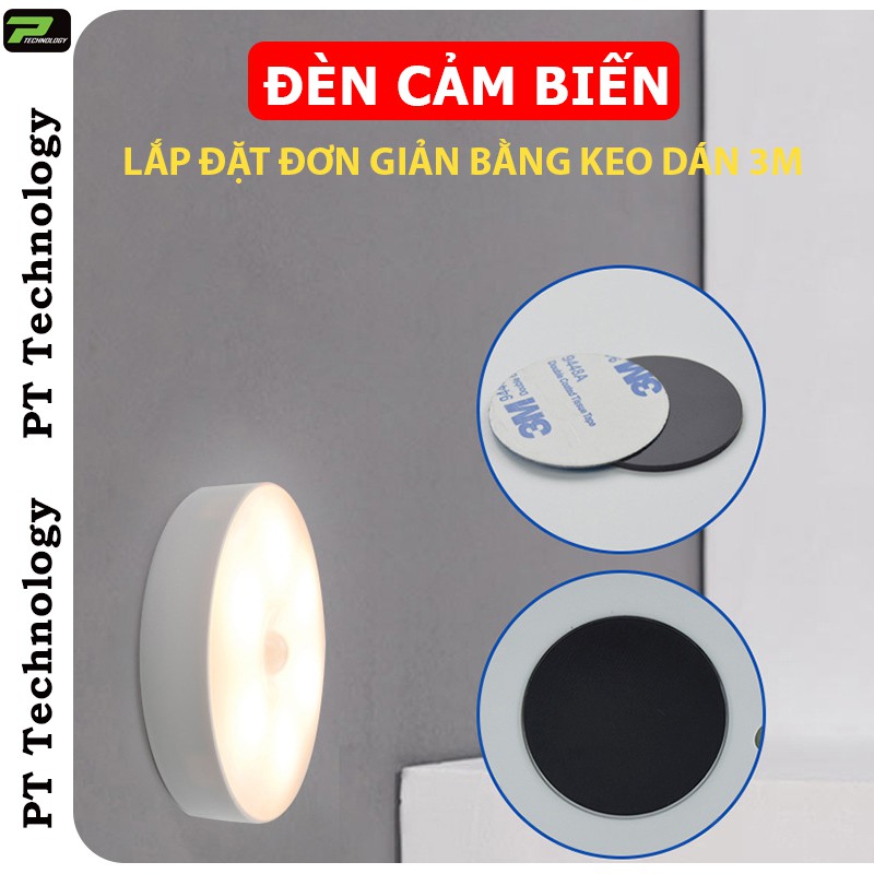 Đèn Cảm Biến, Đèn LED Chiếu Sáng Thông Minh Đa Chức Năng Tích Điện PT Technology