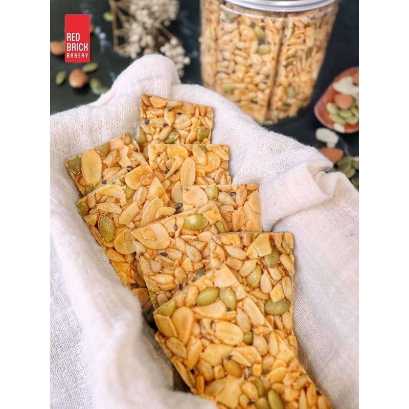 [ Freeship Đơn Hàng Từ 50K ] Bánh Ngói Hạnh Nhân Ăn Kiêng Thương Hiệu Gạch Đỏ | BigBuy360 - bigbuy360.vn