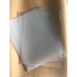 10 chiếc file hở cạnh, file hở góc, bìa lá a4 dày 0.15mm