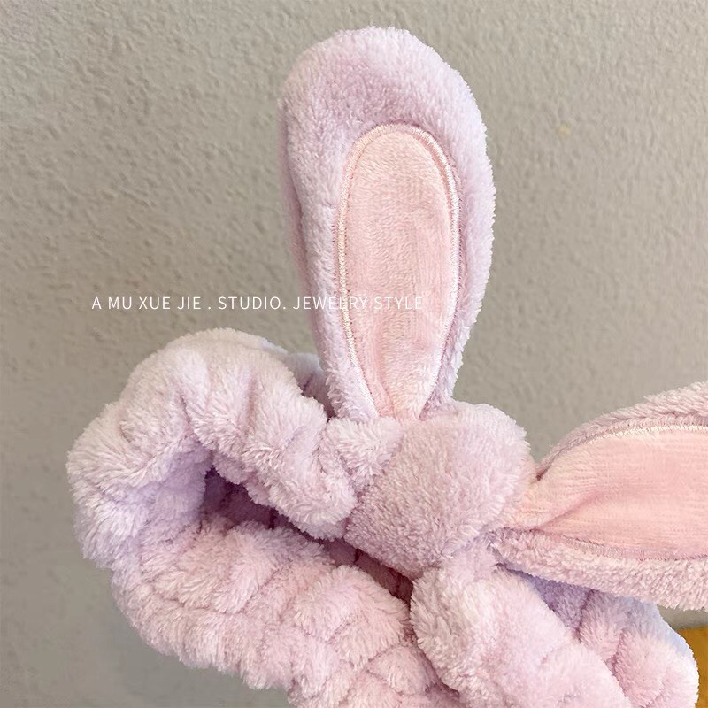 Băng đô turban hình nơ tai thỏ siêu cute đủ màu