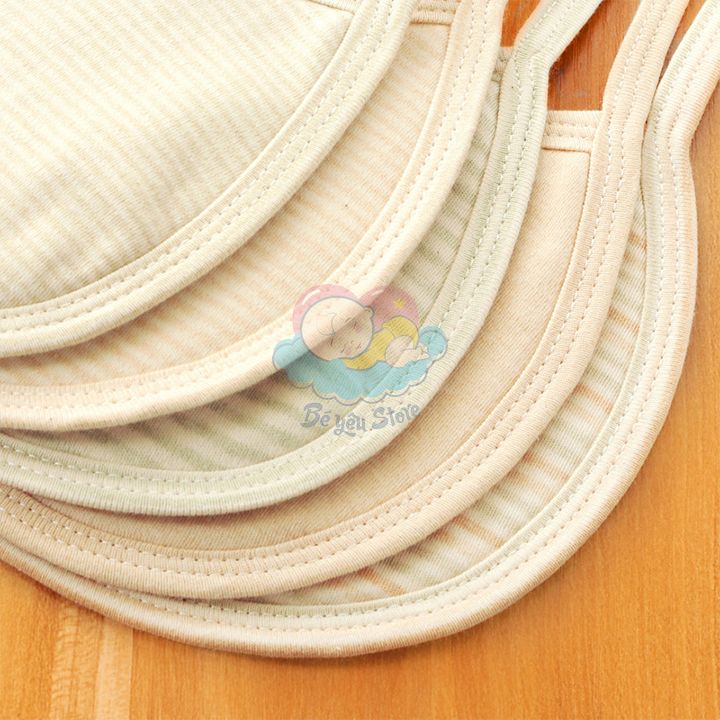 Yếm cho bé sơ sinh – Yếm tròn cho bé chất liệu Cotton mềm mịn có nút buộc tiện lợi (Yếm sơ sinh)