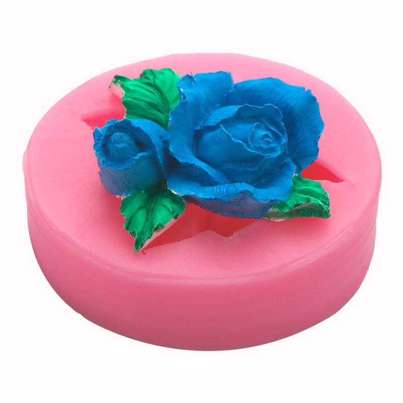 Khuôn Silicone Hoa Mẫu Đơn Hoa Hồng Hoa cúc hoa cẩm tú cầu hoa dừa cạn hoa nhài Trang Trí Bánh