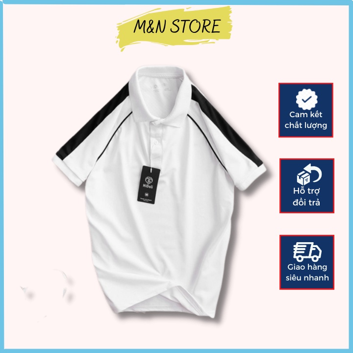 Áo polo nam trơn basic cổ bẻ chất vải cá sấu mềm mịn đẹp chuẩn form 4 màu