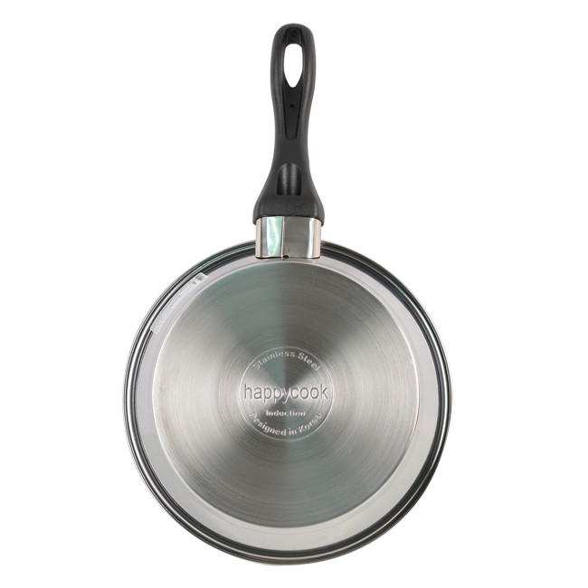 Chảo inox chống dính đáy từ HappyCook 28cm HLFP-28IH