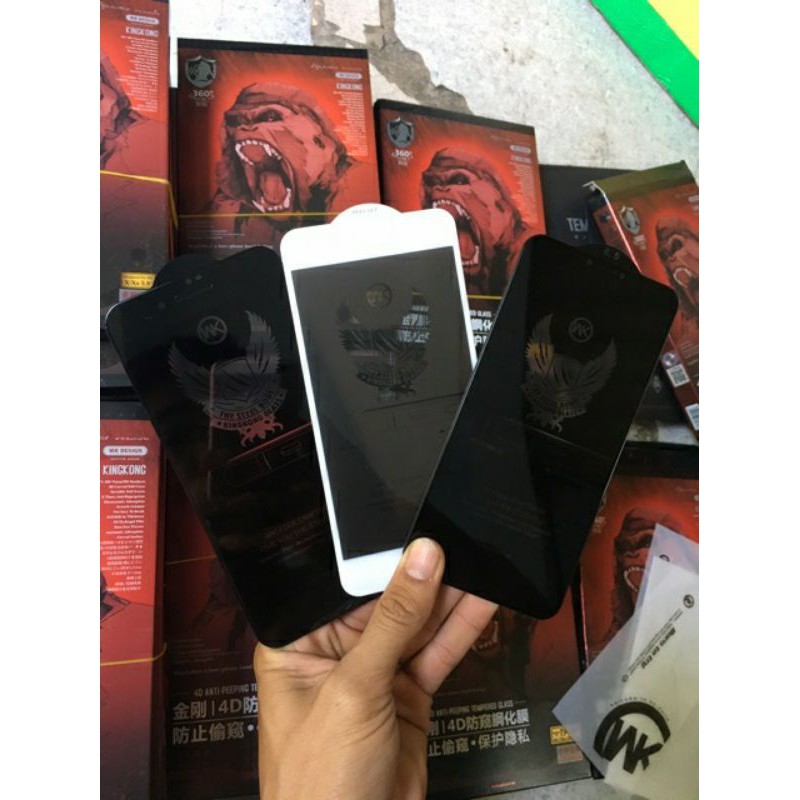 [IPHONE 12 PRO MAX]💥SIÊU KÍNH CƯỜNG LỰC KING KONG CHỐNG NHÌN TRỘM  11 XS MAX X XS XR 8plus 7plus 8 7 6splus 6plus 6