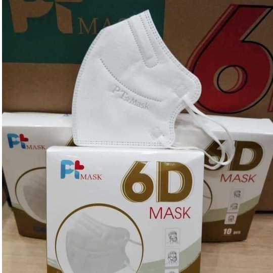 [Combo 5 Hộp ] Khẩu Trang 6D MASK PT Hàng Công Ty Hộp 10 Cái