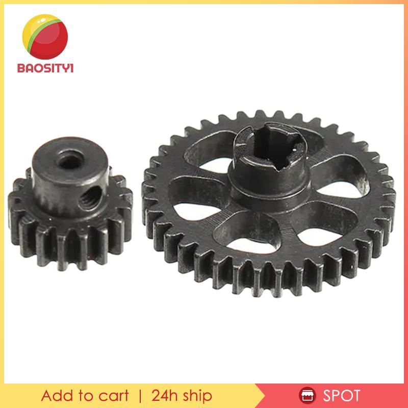 [Baosity1] 1 Bộ Bánh Răng Kim Loại Chính 38T Và Động Cơ Cho Xe Điều Khiển Từ Xa WLtoys A949 A959 1 / 18 WLtoys
