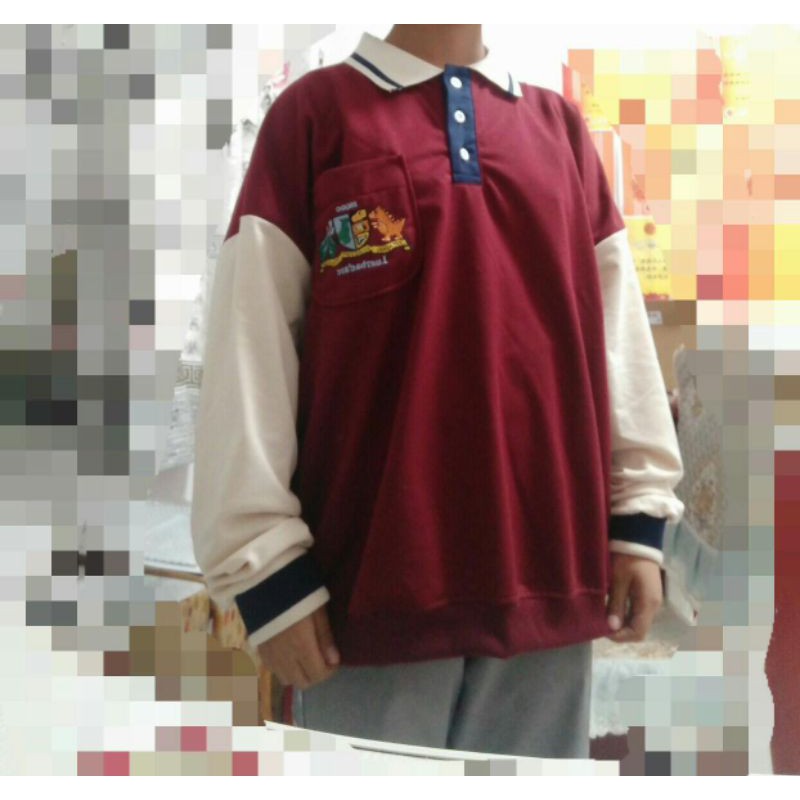 [ORDER] Áo polo nỉ da cá tay phối màu in hình ulzzang (ảnh thật) | BigBuy360 - bigbuy360.vn