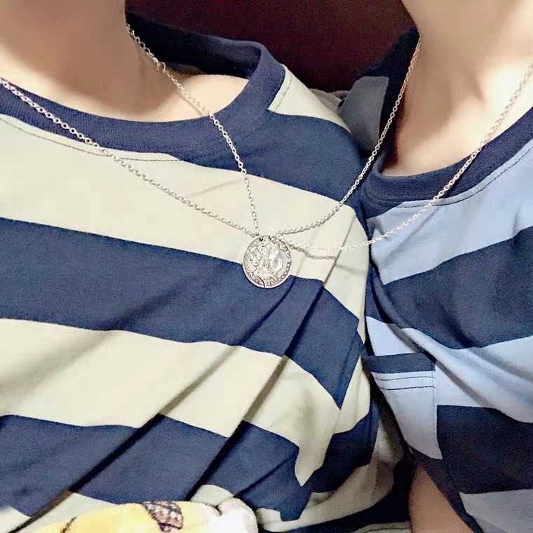 [Giao Hàng Miễn Phí] Dây Chuyền Mặt Sáng Tạo Thời Trang Cho Cặp Đôi 2274