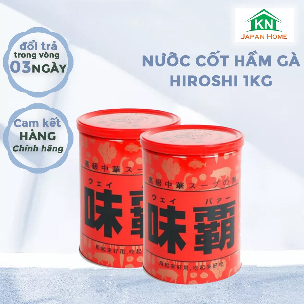 Nước cốt hầm gà hiroshi 1kg date 2021
