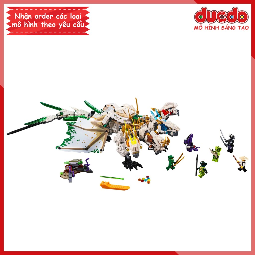 BELA 11164 Lắp ghép ninjago chúa tể rồng - The Ultra Dragon - Đồ chơi Xếp hình Mô hình Ninja 70679