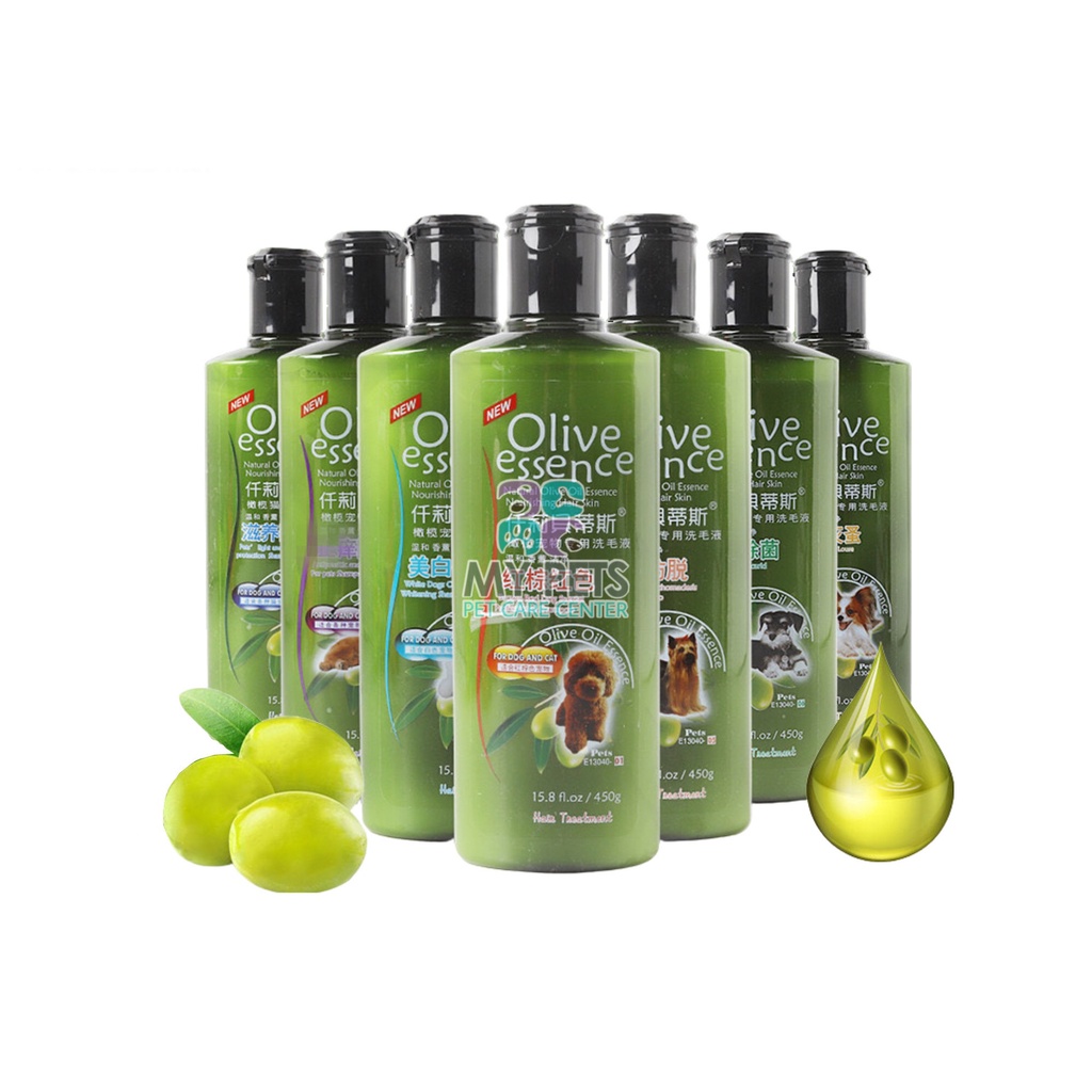OLIVE ESSENCE 450ml - Sữa tắm cao cấp dành cho chó mèo