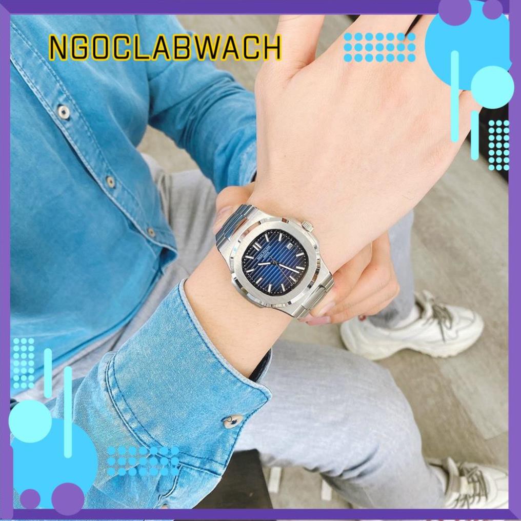 Đồng Hồ Nam Patek Philippe Đẳng Cấp Chống Trầy,Chống Nước Size 42*42mm NGOCLABWACH59
