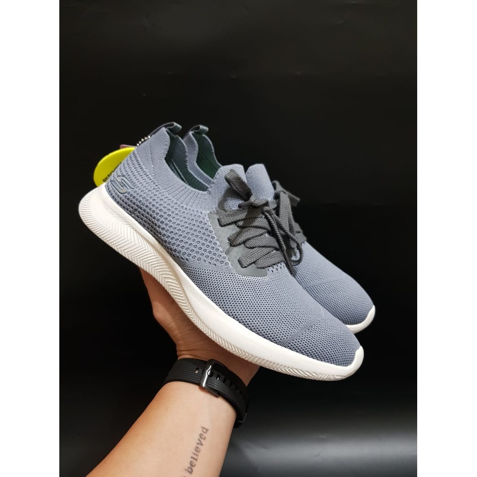 giày skechers bobs chính hãng màu xám cho nữ 32800