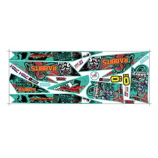 Tem xe wave nhỏ đời đầu mẫu thỏ rabit