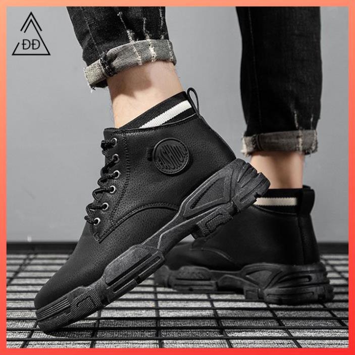 Giày boot nam đen cổ cao [FREESHIP] D851 shop ĐỊCH ĐỊCH chuyên giày boots nam -o97 ! ' **