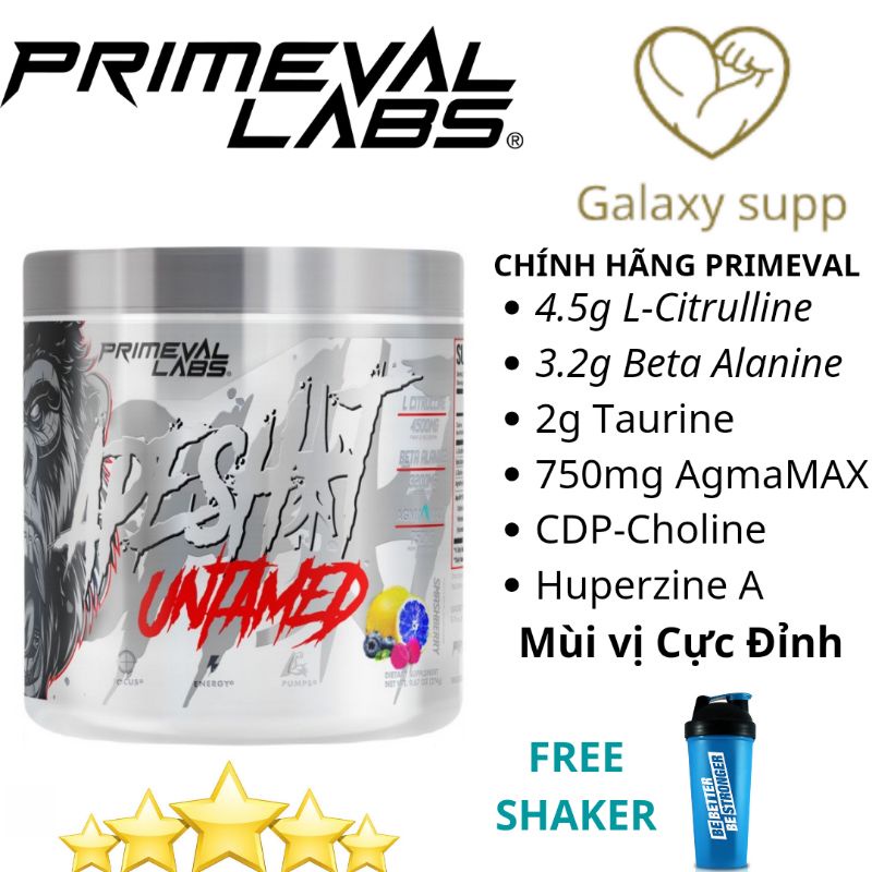 Primeval Labs - Ape Shit Untamed Pre-workout Tăng Sức Mạnh