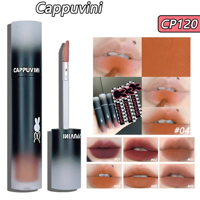 Son Môi CAPPUVINI 3.2g Chống Thấm Nước Và Lâu Trôi Cao Cấp