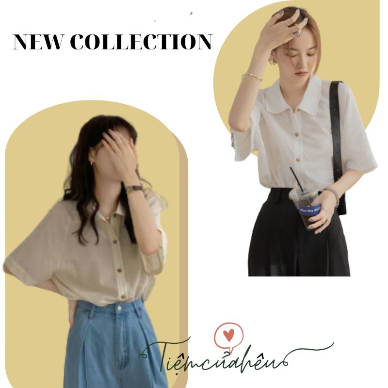 Áo sơ mi thêu chỉ nổi cá tính, dáng tay raglan