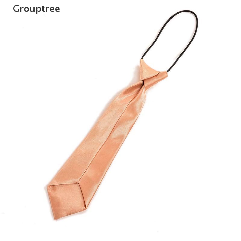 Cà vạt co giãn 11 màu sắc trơn tùy chọn thời trang dành cho bé trai